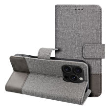 OEM GOMMA könyvtok Xiaomi Redmi 13C 4G/5G / Poco C65 - szürke tok és táska