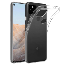 OEM Google Pixel 5a szilikon tok, hátlaptok, telefon tok, vékony, átlátszó, 0.5mm tok és táska