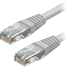 OEM Hálózati kábel RJ45 csatlakozókkal, szürke, 2M, 8P8C kábel és adapter