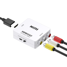 OEM HDMI - AV RCA adapter Full HD 1080p videó jel konverter kábel Mini HDMI2AV kábel és adapter