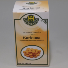 OEM Herbária kurkuma-gyömbér tabletta 120 db vitamin és táplálékkiegészítő