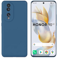 OEM Honor 90 5G szilikon tok, hátlaptok, telefon tok, matt, sötétkék tok és táska