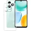 OEM Honor X5c Plus szilikon tok, hátlaptok, telefon tok, vastag, átlátszó, kamera védelemmel, 2mm, Clear Case