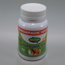 OEM Innovita kurkuma 500e-vitaminnal 100 db vitamin és táplálékkiegészítő