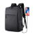 OEM Intelligens hátizsák USB porttal, szürke, 42x30x15cm, vízálló