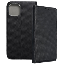 OEM iPhone 11 könyvtok, fliptok, telefon tok, mágneszáras, bankkártyatartós, fekete tok és táska