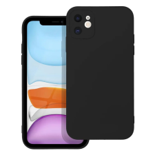 OEM iPhone 11 szilikon tok, hátlaptok, telefon tok, matt, fekete, Matt case tok és táska