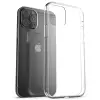 OEM iPhone 12 Pro Max szilikon tok, hátlaptok, telefon tok, vékony, átlátszó, 1mm
