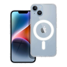 OEM iPhone 14 hátlaptok, telefon tok, MagSafe kompatibilis, átlátszó, Mag Cover tok és táska