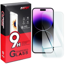 OEM iPhone 15 üvegfólia, tempered glass, előlapi, edzett, 10db/csomag mobiltelefon kellék