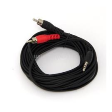 OEM Jack 3,5mm -&gt; 2db RCA M/M audio kábel 5m (XAKABJ2R5) kábel és adapter