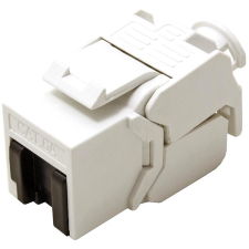 OEM Keystone csatlakozó (6a típus, árnyékolás nélküli, 180°, szerszám nélküli rögzítés) kábel és adapter