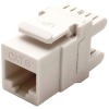 OEM Keystone csatlakozó RJ45 (6 kategória, árnyékolás nélküli, 180°, LSA)
