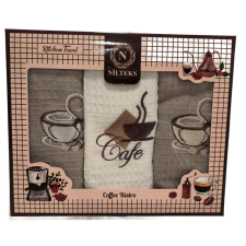 OEM Konyharuha 3db-os kávés 40x60cm lakástextília