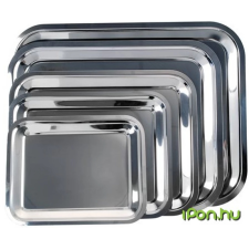 OEM Krómozott fém tálca 35 x 28 cm konyhai eszköz