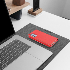 OEM LUNA könyvtok Xiaomi Redmi 14C - piros tok és táska