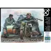 OEM Master Box German Motorcyclists WWII figura makett MB35178