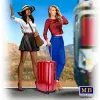 OEM Master Box Hitchhikers-Erica and Kery Truckers Kit No.1 figura makett MB24041