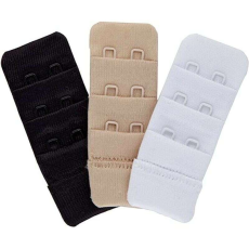 OEM Melltartó hosszabbító - kétsoros - poliészter - 5 x 3,2 cm - 3 db