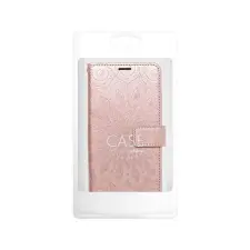 OEM MEZZO Book case for SAMSUNG S21 FE mandala rose gold tok és táska