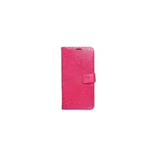 OEM MEZZO könyvtok Samsung Galaxy S25 Ultra - magenta rózsaszín "mandala" tok és táska