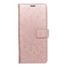 OEM MEZZO könyvtok Xiaomi Redmi Note 14 4G - rózsaaranyszín "mandala" tok és táska