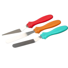 OEM Mini spatula készlet sütemények és torták díszítéséhez, 22 cm, többszínű konyhai eszköz