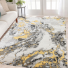 OEM Modern szőnyeg Cleopatra 8441 (Grey-Gold) 160x230cm Szürke-Arany