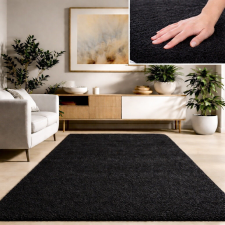 OEM Modern szőnyeg Industrial Lux (Black) 300x400cm Fekete lakástextília