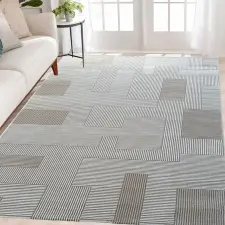 OEM Modern szőnyeg Kashmir 3726 (White-Grey) 200x290cm Krém-Szürke lakástextília