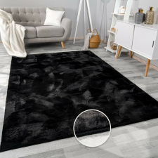 OEM Modern szőnyeg Puha Olívia (Black) 240x330cm Fekete lakástextília