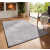 OEM Modern szőnyeg Rio 3D Garden (Grey) 240x330cm Szürke