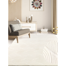 OEM Modern szőnyeg Rio 3D Orla (Cream) 240x330cm Krém lakástextília