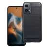 OEM Motorola Moto G34 5G szilikon tok, hátlaptok, telefon tok, karbon mintás, fekete, Carbon case