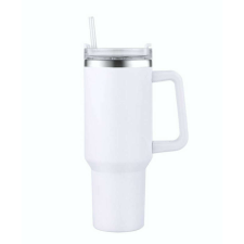 OEM Nagy méretű thumbler pohár - 1200 ml - Fehér termosz