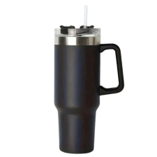 OEM Nagy méretű thumbler pohár - 1200 ml - Fekete termosz