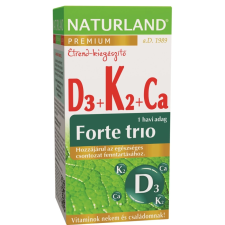 OEM Naturland d3+k2+ca forte trio 30 db vitamin és táplálékkiegészítő