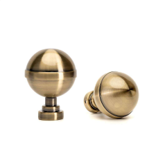 OEM Odiseu 25/19 dupla rúd galéria mennyezeti rögzítéssel - antik arany - 400 cm karnis, függönyrúd