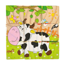 OEM Oktatási fa Puzzle 9db - Farm puzzle, kirakós