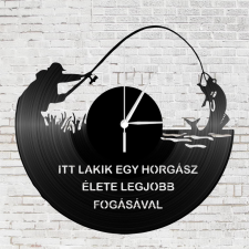 OEM Pergető horgász bakelit falióra falióra