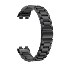 OEM Pótszíj (egyedi méret. 20mm. fém) FEKETE okosóra kellék