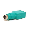 OEM PS/2 -> USB-A 2.0 M/F adapter zöld (12.99.1072-25_)