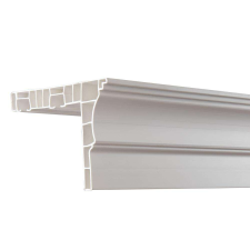 OEM PVC mennyezeti függönysín, 2 csatorna, fehér, minden tartozékkal együtt - 360 cm karnis, függönyrúd