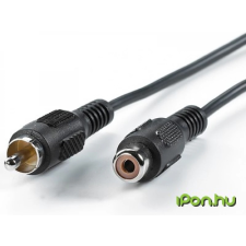 OEM RCA Hosszabbító Fekete 5m 50027 kábel és adapter