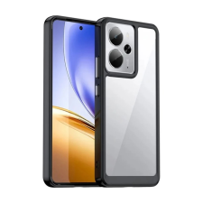 OEM Realme 14T GIGAPACK Szilikon telefonvédő ütésállóság, átlátszó hátlap, FEKETE tok és táska