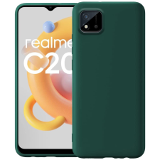 OEM Realme C11 2021 / C20 szilikon tok, hátlaptok, telefon tok, matt, zöld tok és táska