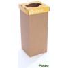 OEM RECOBIN Slim Szelektív hulladékgyűjtő újrahasznosított angol felirat 60 l sárga