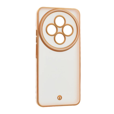 OEM Redmi 14C 4G GIGAPACK Szilikon telefonvédő ütésállóság. kameravédő. ARANY/RÓZSASZÍN tok és táska