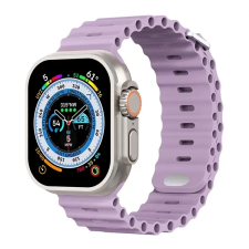 OEM River Apple Watch 49/45/44/42 mm szilikon szíj levendula okosóra kellék