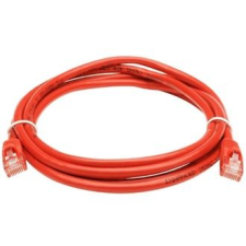 OEM RJ45 CAT6 UTP M/M adatkábel 10m LSOH piros (XUTPSZC6KAB10P) (XUTPSZC6KAB10P) kábel és adapter